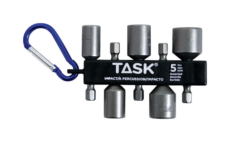 Task Tools 1/4 in. Steel Drill Bit 5 pc