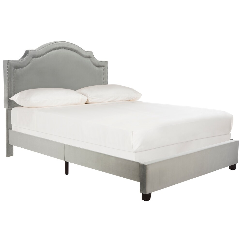 SAFAVIEH Theron Grey Bed (Queen)