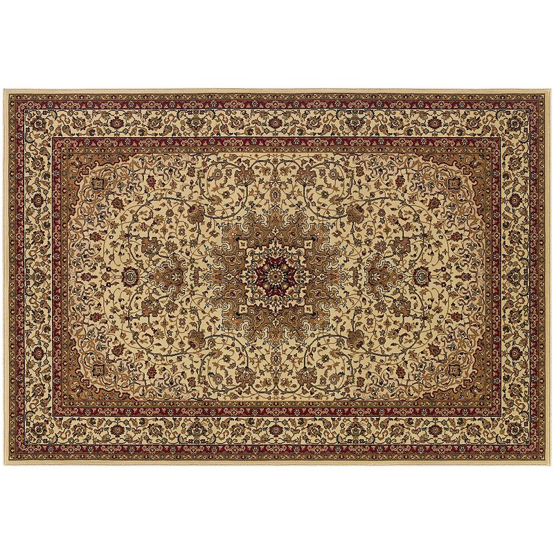 Couristan Izmir Royal Kashan Framed Floral Rug