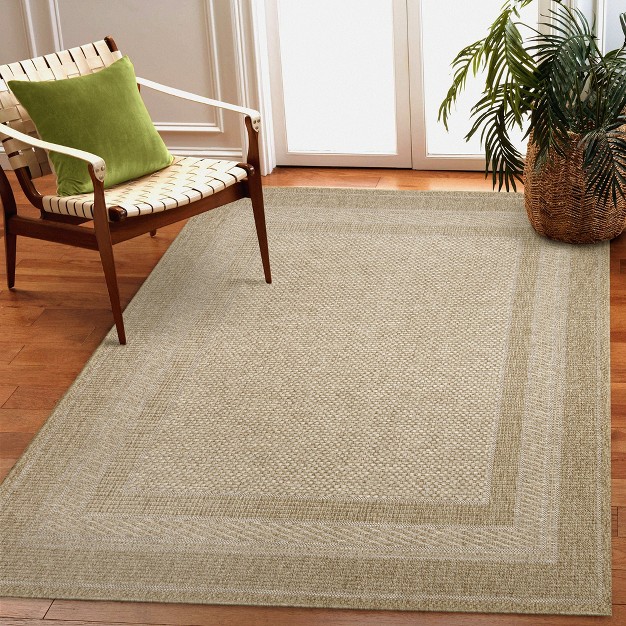 Liora Manne Orly Border Indoor outdoor Rug