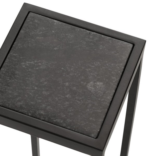 Kate and Laurel Jaspur Square Metal End Table