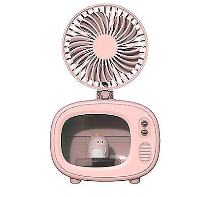 Portable Tv Shape Humidifiers， Usb Cool Mist Humidifier Air Conditioners With Fan