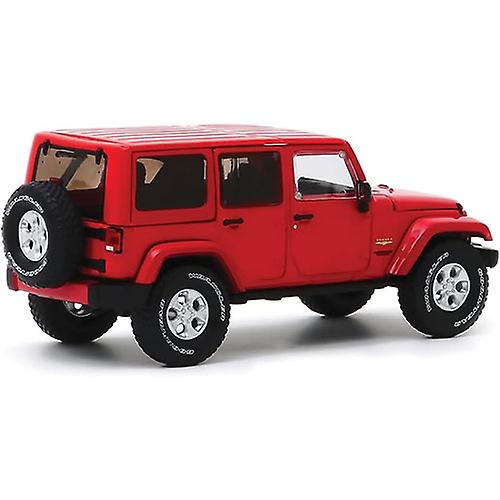 2017 Firecracker Jeep Wrangler 1:43 Model Car (Red)