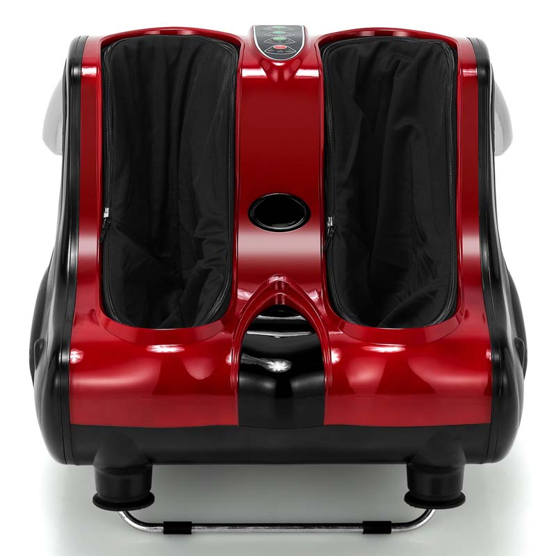 Foot Calf Leg Massager Machine with Heat, Electric Foot Massager, Shiatsu Rolling Vibration Deep Kneading Massage Therapy