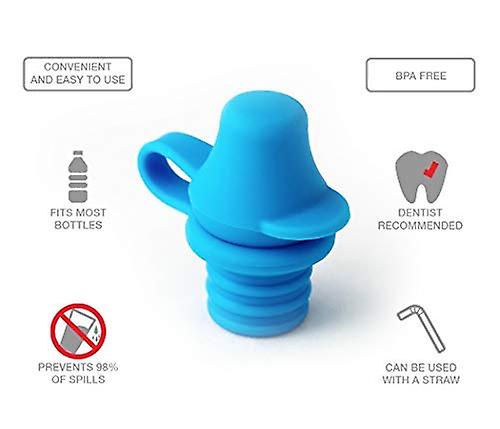 No Spill Silicone Bottle Top Spout 3 Pack Bundle (red， Blue， Green) Bpa Free