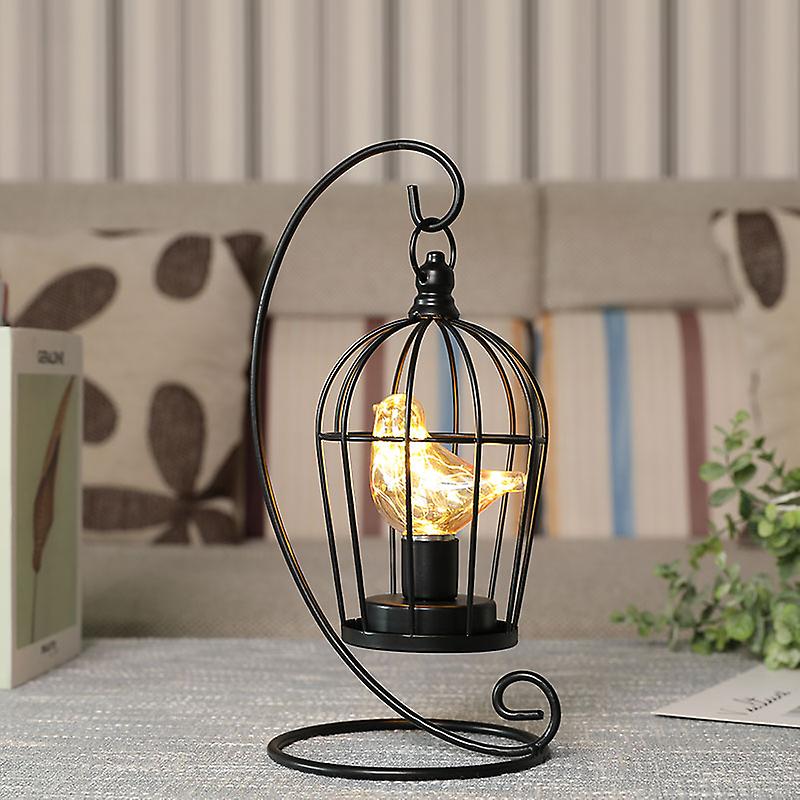 Birdcage Bulb Decorative Lamp Battery Operated 12