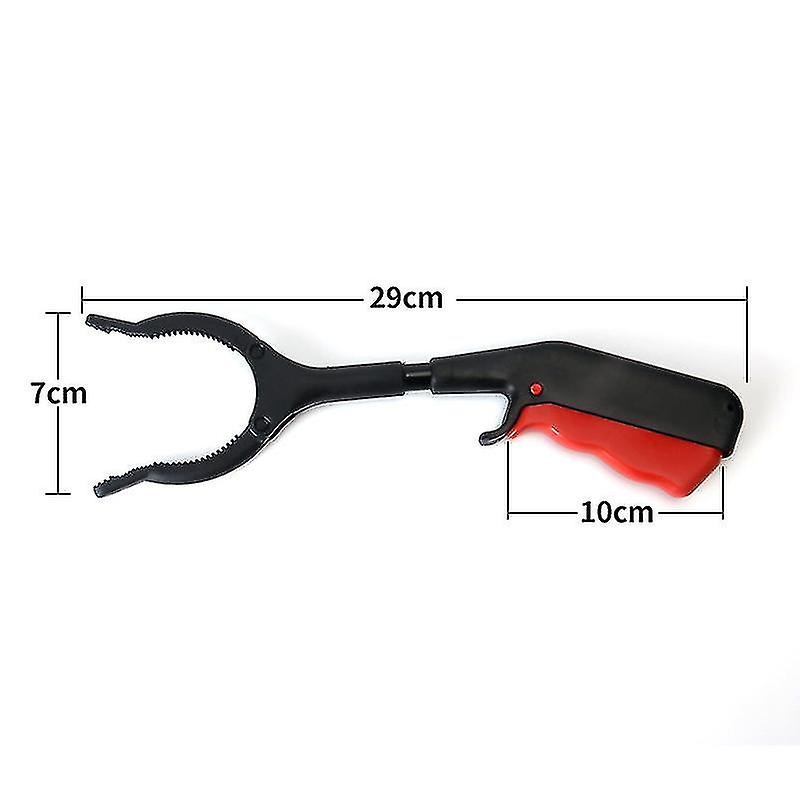 Grab Tongs， Gathering Tools， Garbage Tongs， Comfortable Rubber Handle， Portable For Home (30cm) 2pcs