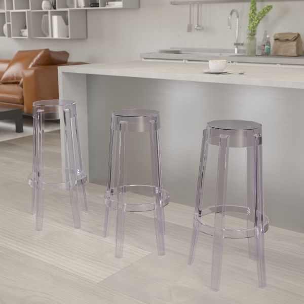 Laney 29.75'' High Transparent Barstool