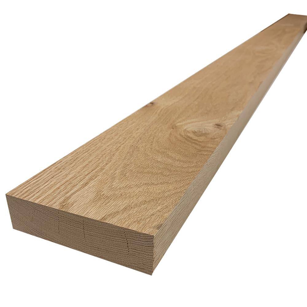 Swaner Hardwood 2 in. x 8 in. x 6 ft. Red Oak S4S Hardwood Board OL08120072OR