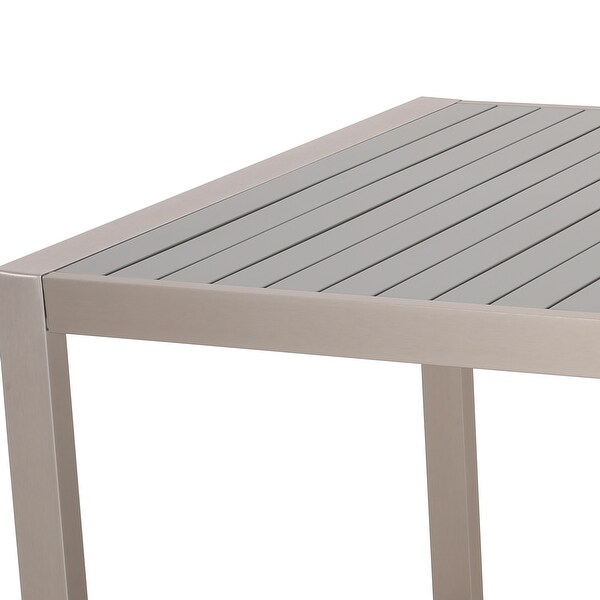 Navan Modern Aluminum Outdoor Dining Table by Christopher Knight Home