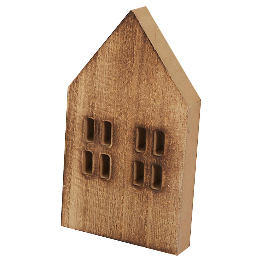 Wood Slice Mini House Desktop House Artificial House Simulated House For Decor