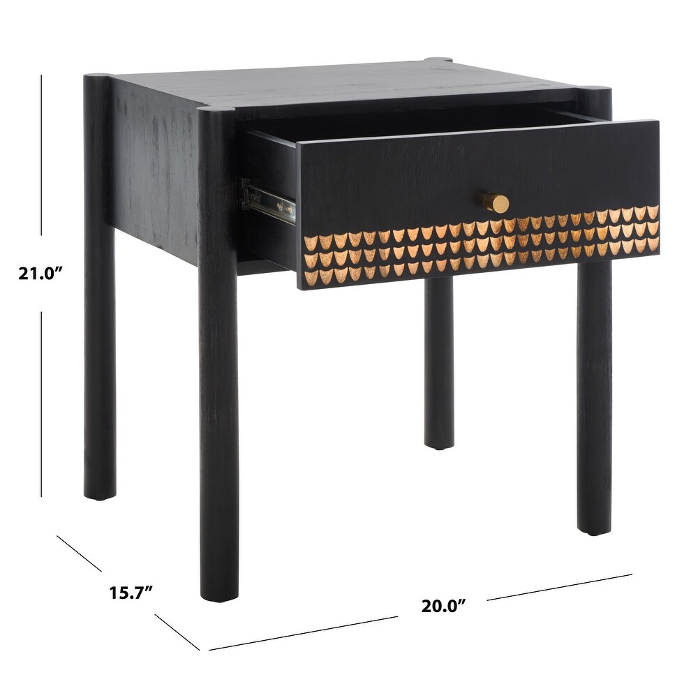 SAFAVIEH Errington 1 Drawer Nightstand