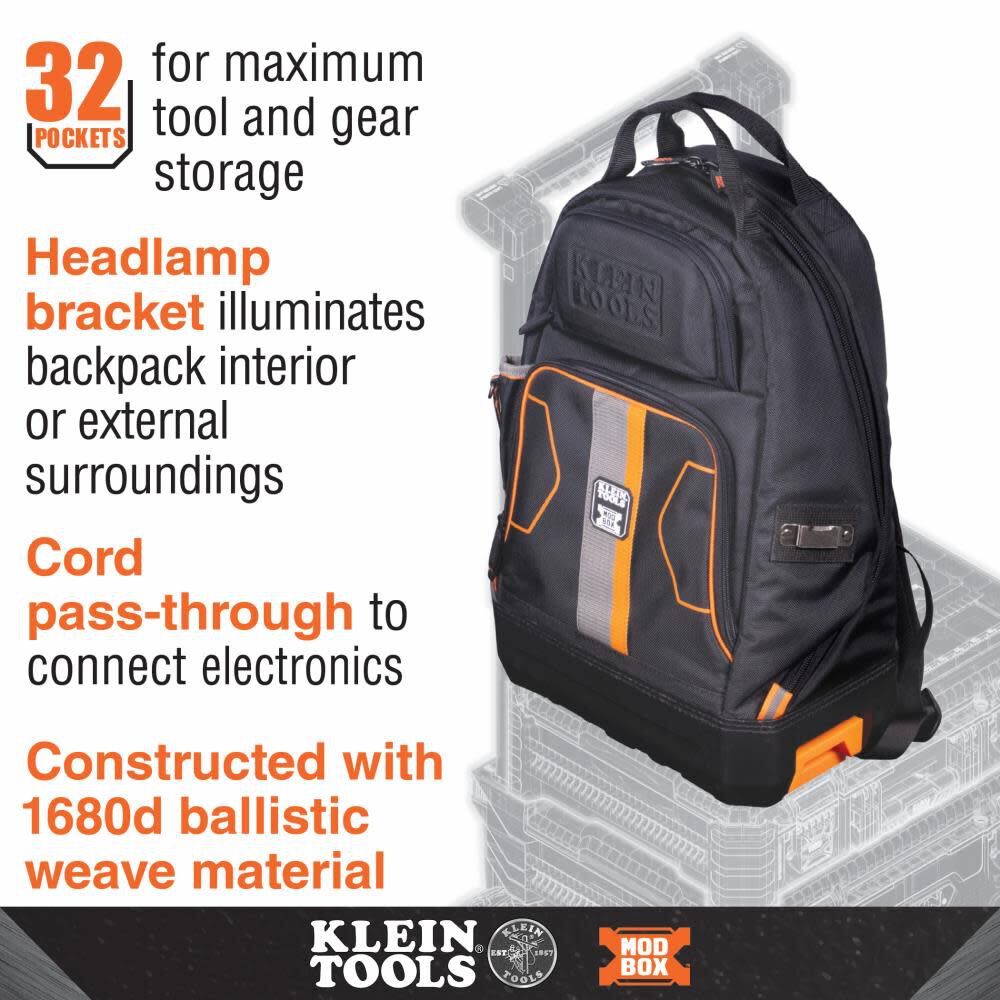 Klein Tools MODbox Electrician's Backpack 62201MB from Klein Tools