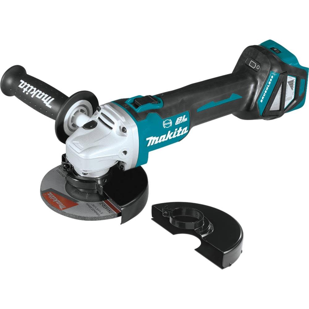 18V LXT? Lithium-Ion Brushless Cordless 4-1/2” / 5 Cut-Off/Angle Grinder， with Electric Brake and AWS?， Tool Only ;