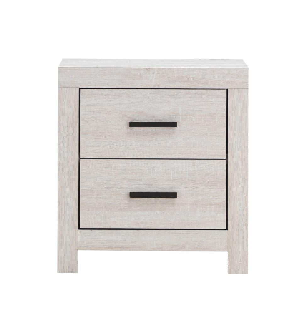 Brantford 2-drawer Nightstand Coastal White