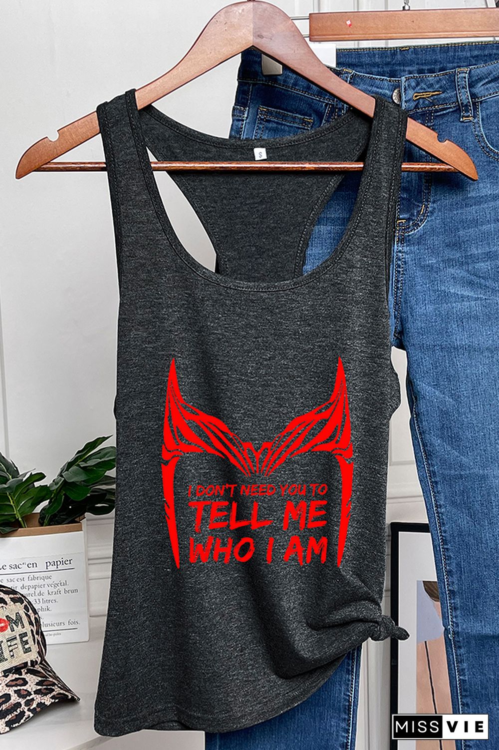 Scarlet Witch Crown Tiara, I Don’t Need You To Tell Me Who I Am Sleeveless Tank Top Wholesale