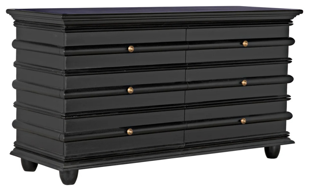 Ross Chest  Hand Rubbed Black   Traditional   Accent Chests And Cabinets   by Rustic Home Furniture Deco  Houzz