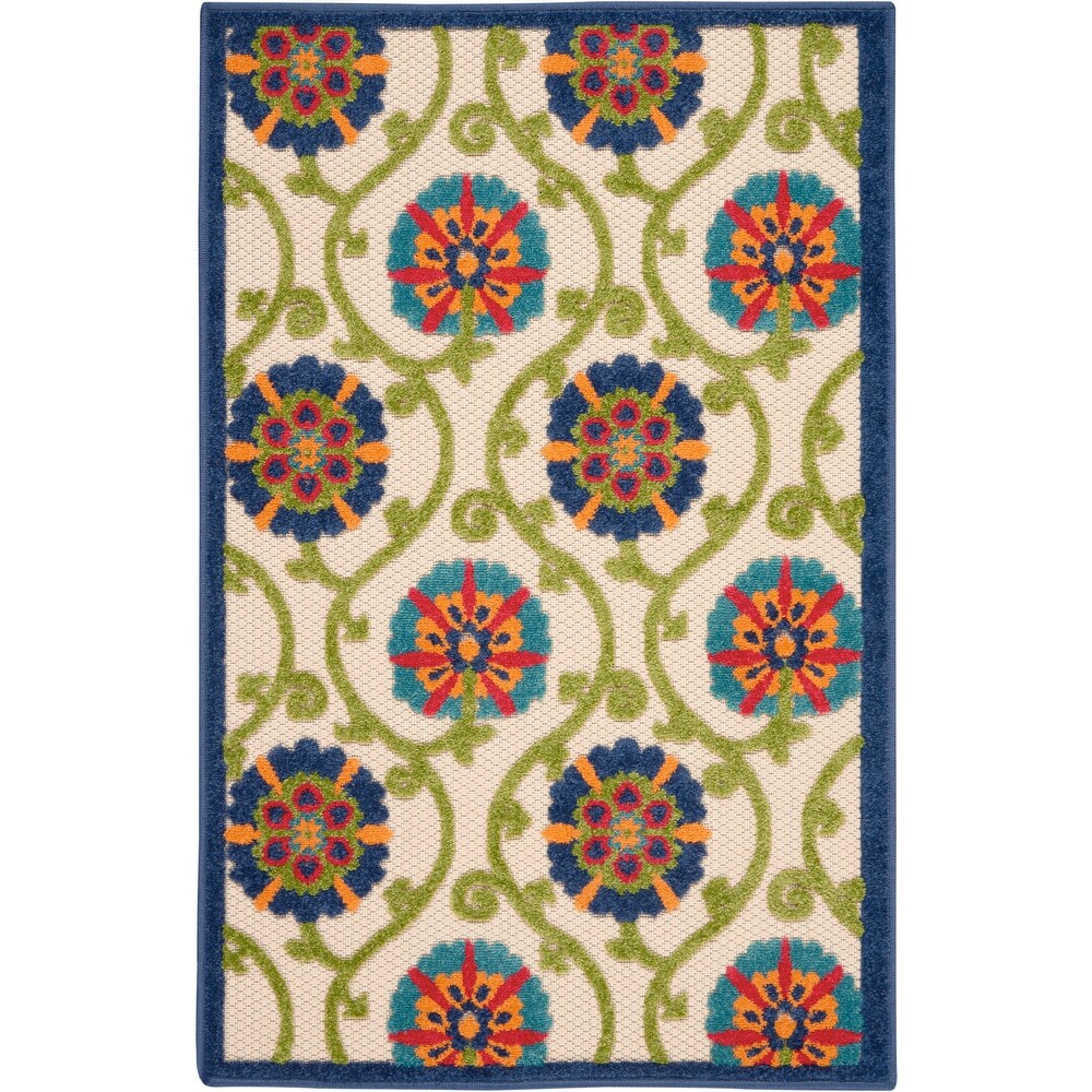 Lanikai Floral Indoor/ Outdoor Area Rug by Havenside Home