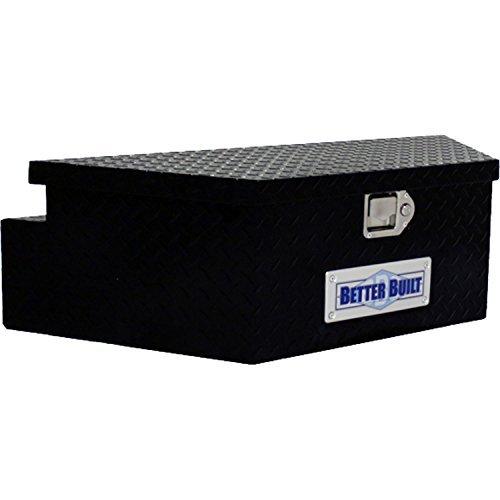 BETTER BUILT 66212321 UTILITY TRAILER TONGUE TOOL BOX, BLACK, WIDE, V SHAPED 39INX16.5INX12IN