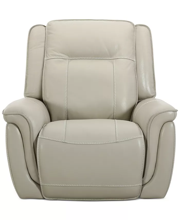 Furniture Lenardo 42 Leather Power Recliner