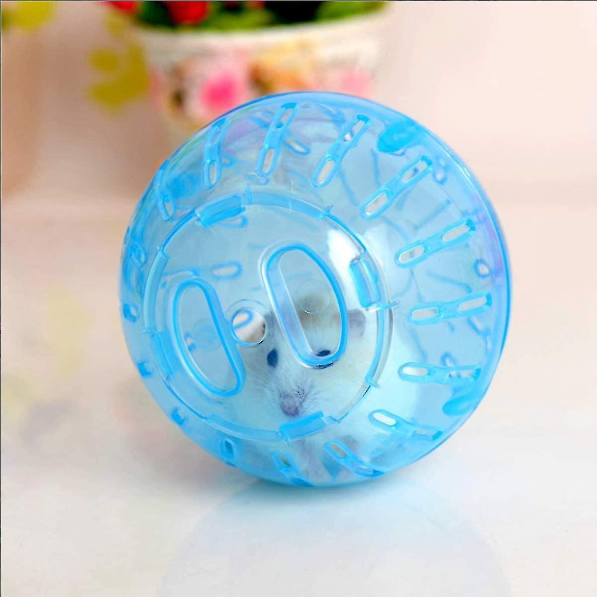 Hamster Ball， 2pcs Hamster Exercise Wheel Mini Jogging Running Ball Plastic Pet