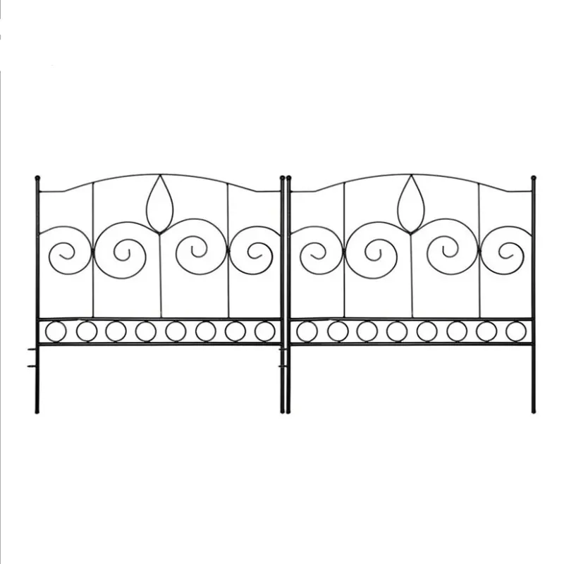 modern fencing supplies decorative wrought iron short garden lawn fence