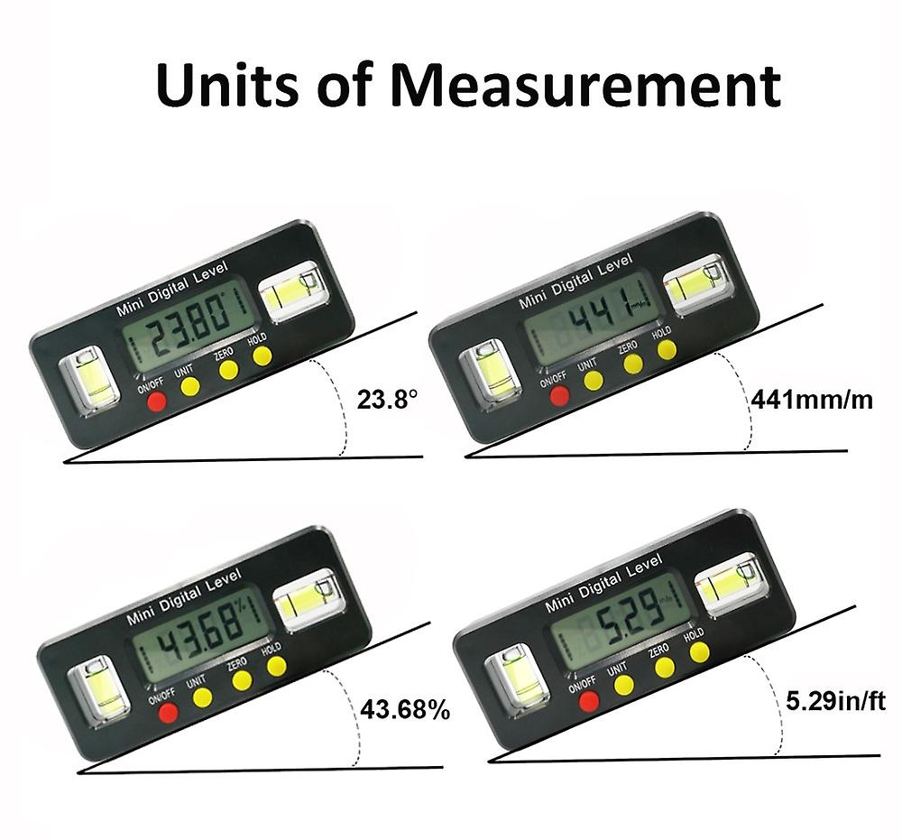 100mm  Digital Protractor Angle Finder Inclinometer Electronic Level Box With Magnetics Angle Measuring Carpenter Tool