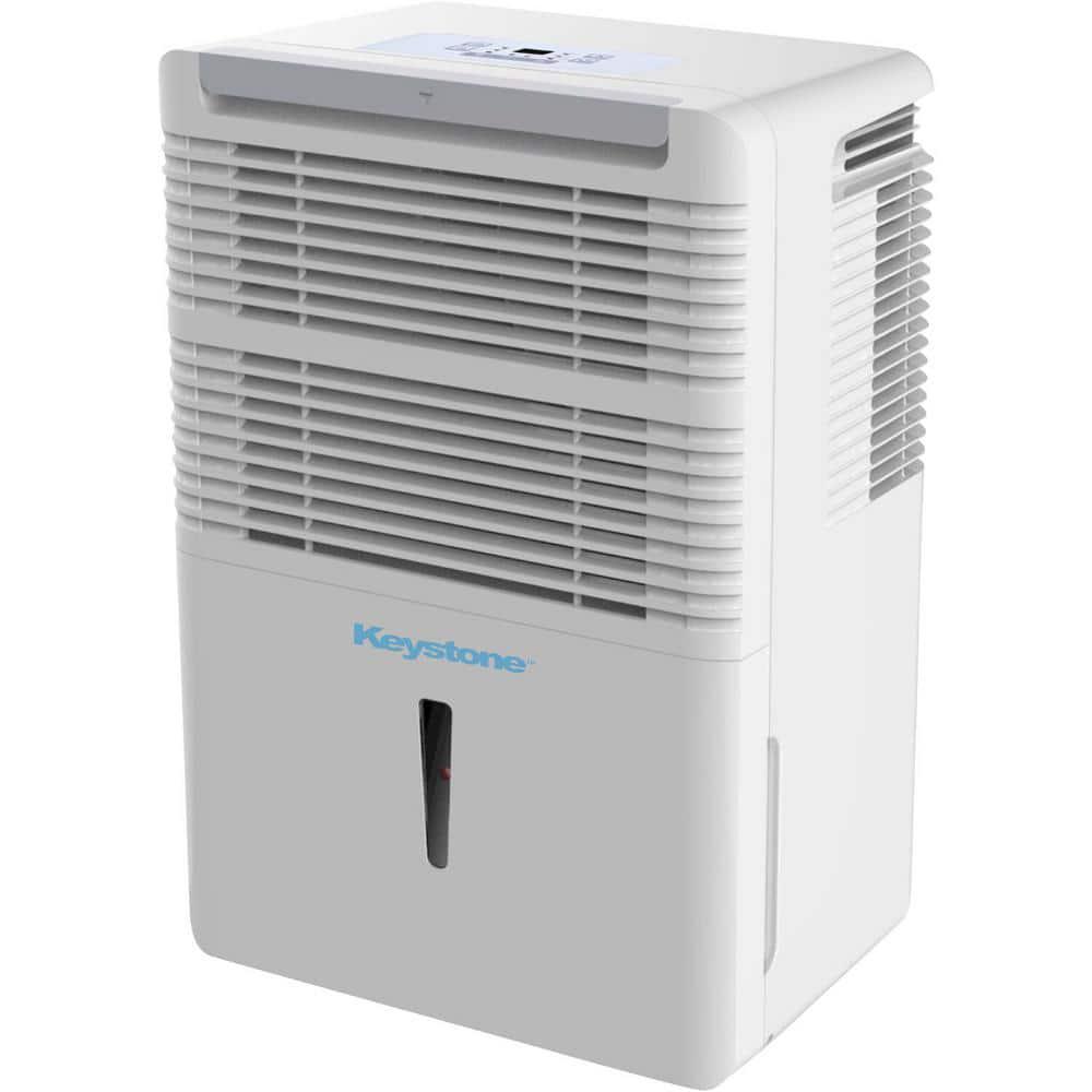 Keystone 35Pint Dehumidifier with Electronic Controls in White