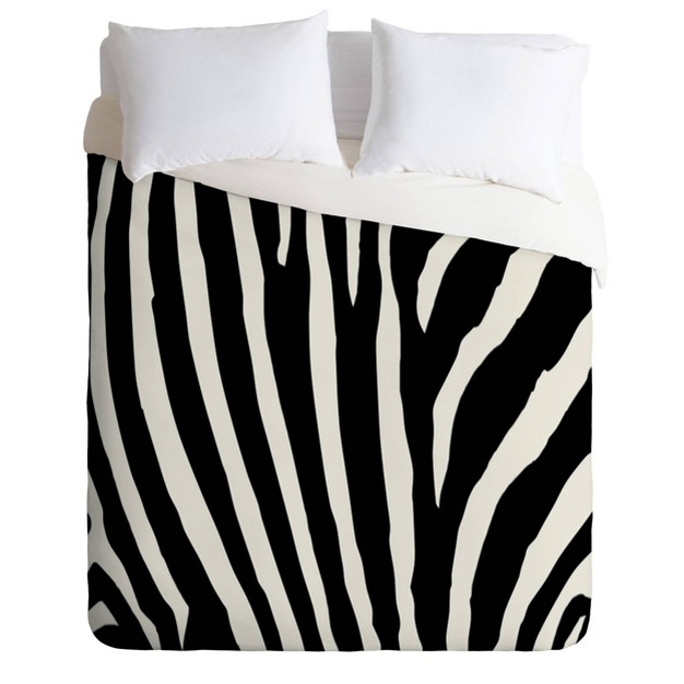 Natalie Baca Zebra Stripes Duvet Set