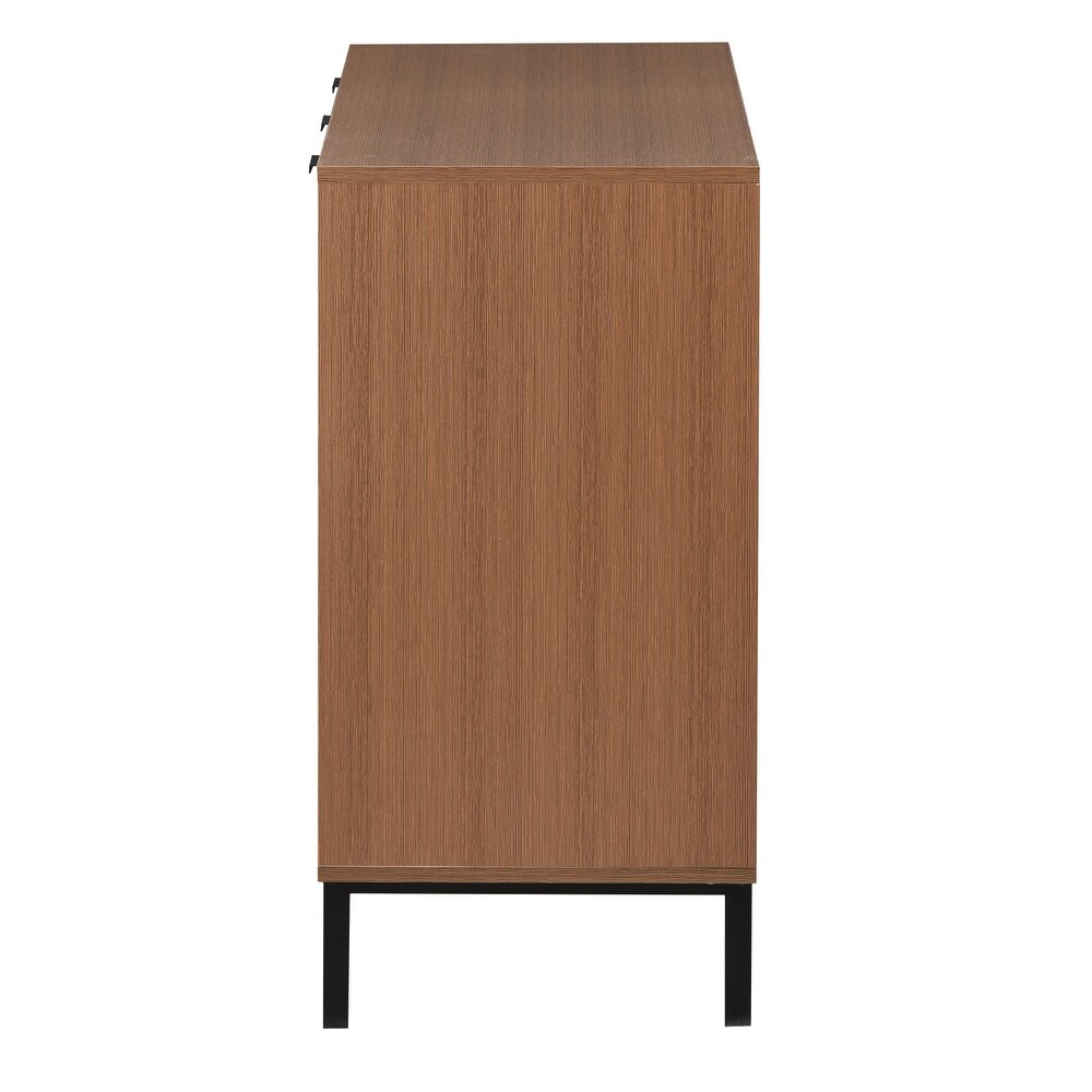 Sideboard Particleboard with Wood Grain Stickers