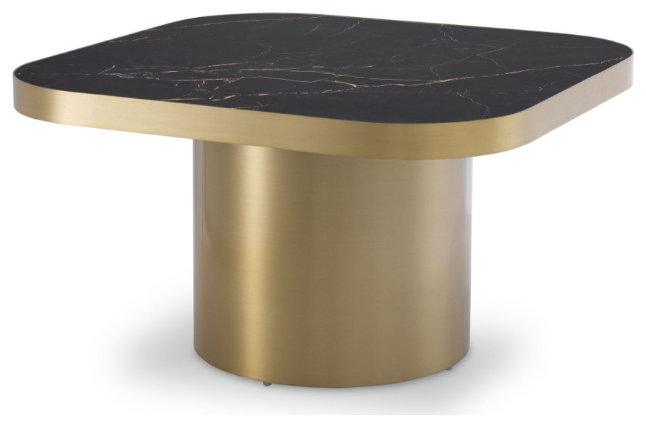 Ceramic Marble Side Table  Eichholtz Proximity   Contemporary   Side Tables And End Tables   by Oroa   Distinctive Furniture  Houzz