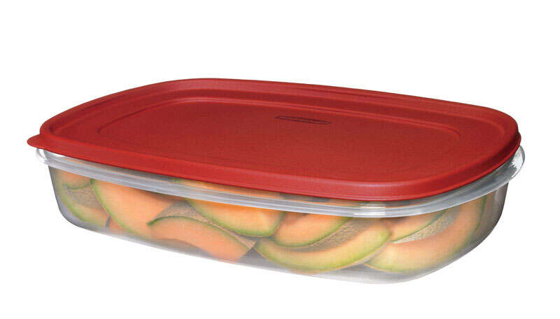 Rubbermaid EasyFindLids 1.5 gal Clear Food Storage Container 1 pk