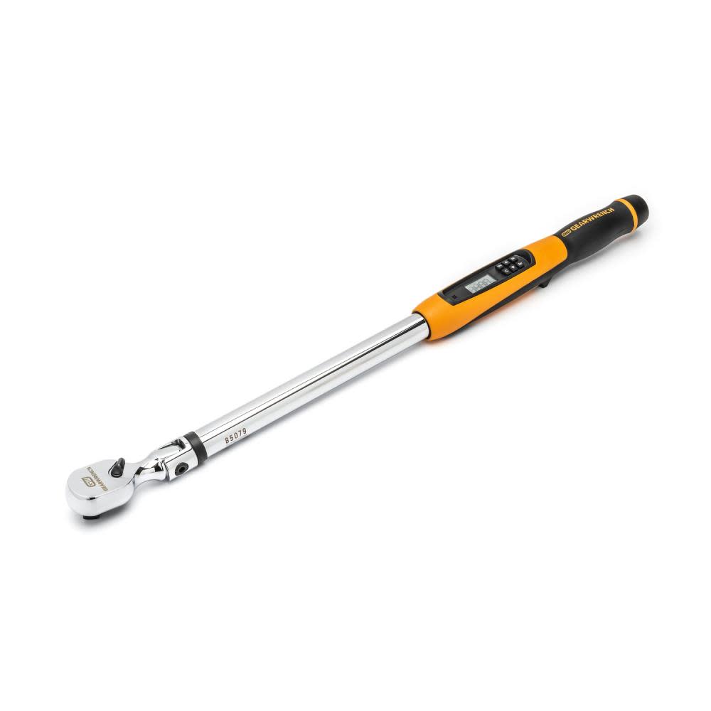 1/2 Flex Head Electronic Torque Wrench with Angle 25-250 ft/Lbs