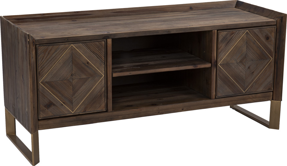 Astorland Media Console   Transitional   Entertainment Centers And Tv Stands   by HedgeApple  Houzz