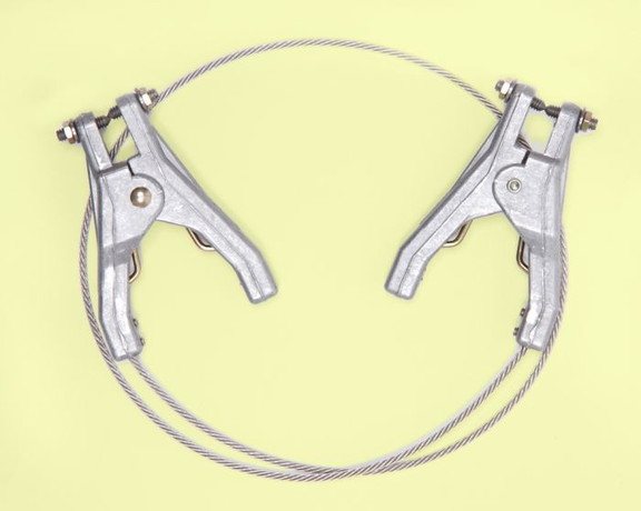 BASCO Dual Plier Clamps with 20 ft Stainless Steel...