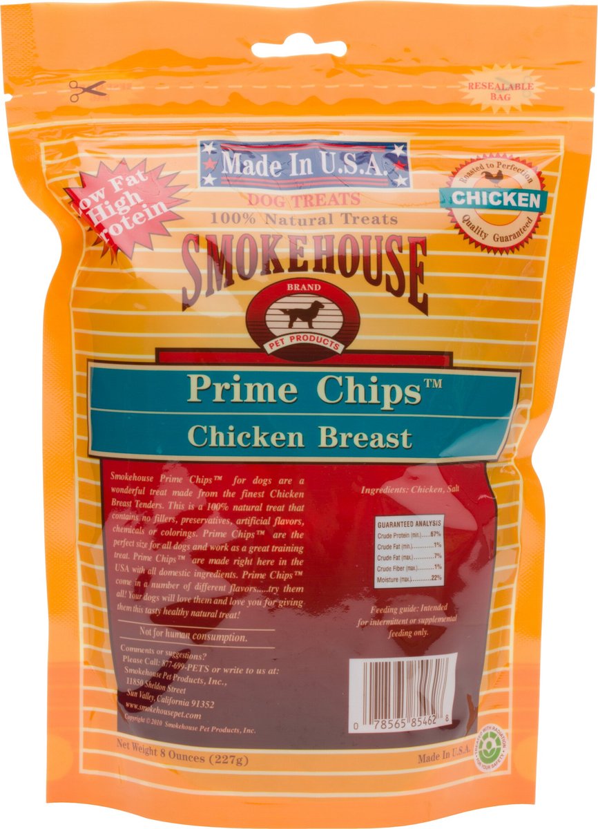 Smokehouse USA Chicken Breast Prime Chips Dog Treats