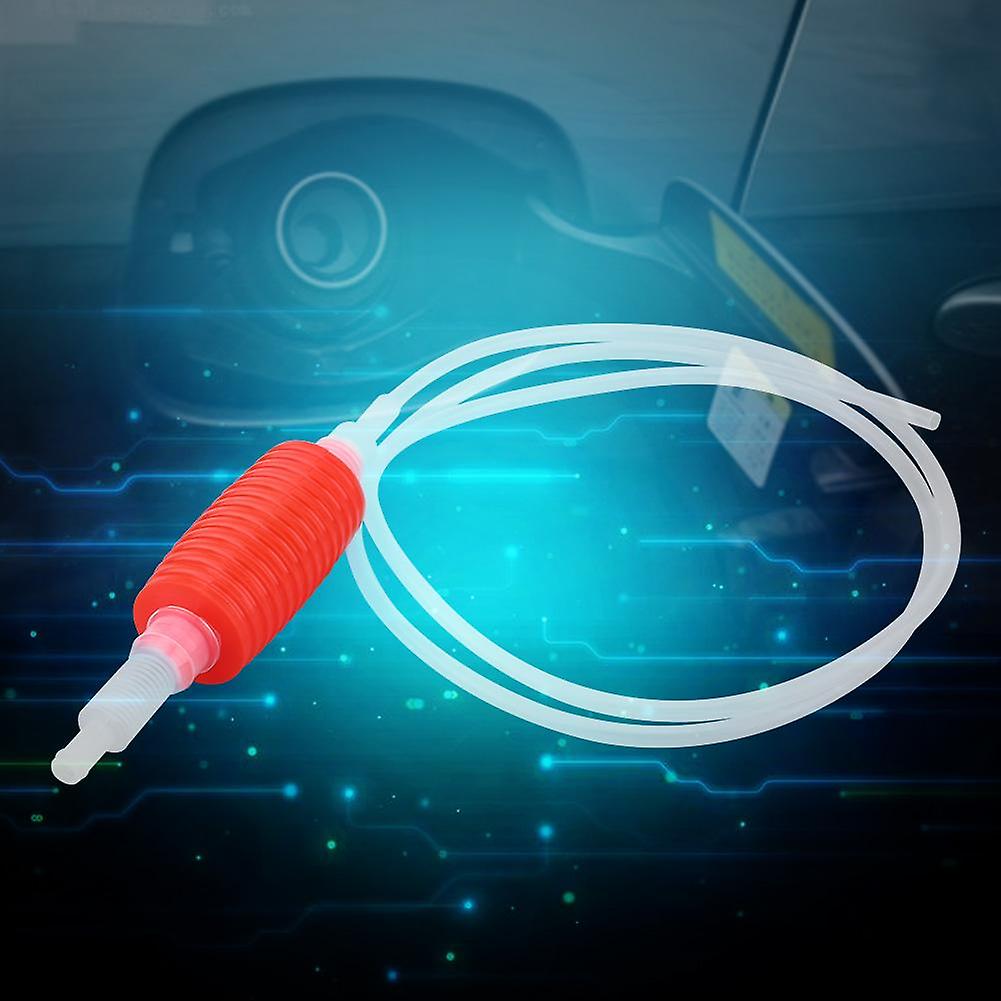 Portable Car Manual Hand Siphon Pump Oil Fuel Liquid Transfer Pump Oil Suction Pipe