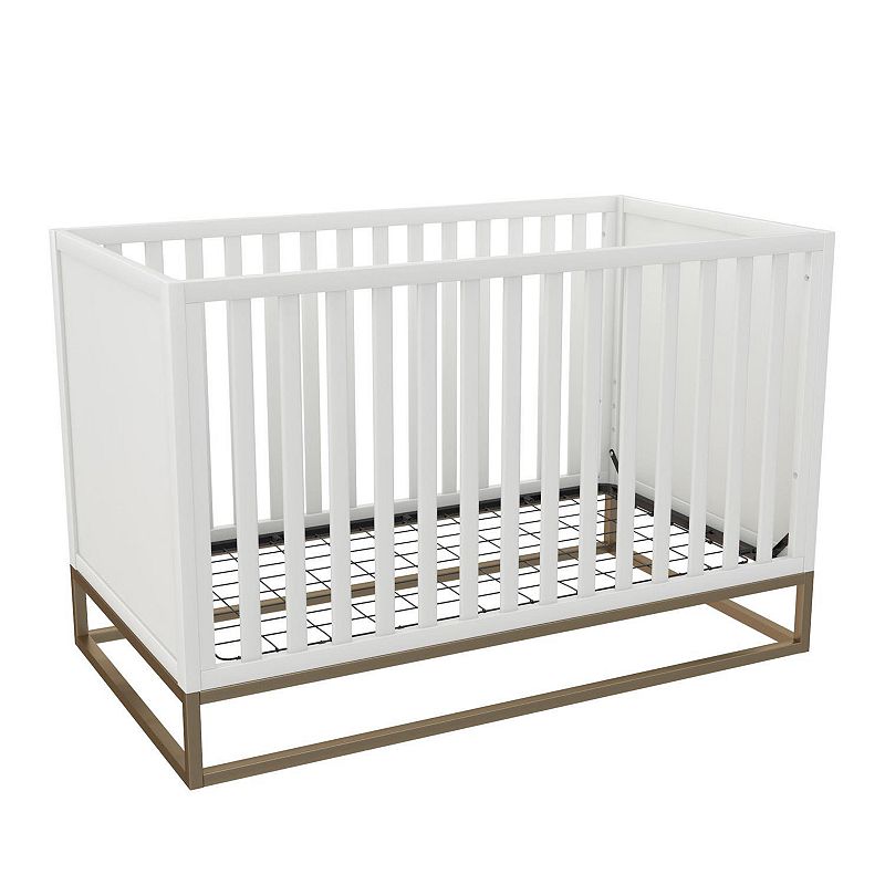 Little Seeds Haven 3-in-1 Metal Base Crib