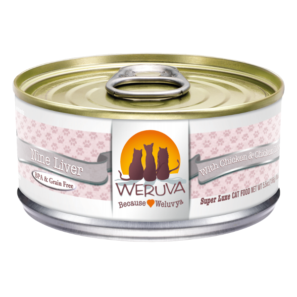 Weruva Nine Liver with Chicken and Chicken Liver in Gravy Canned Cat Foo