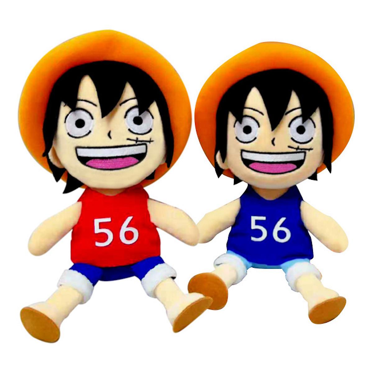 2pcs Luffy One Piece Anime Plush Toy 23cm