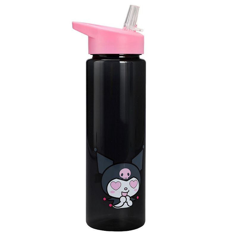 Sanrio Kuromi Heart Eyes Spill-Proof Water Bottle