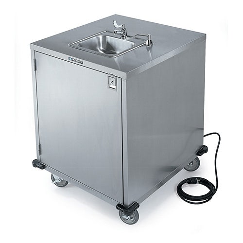 Lakeside 9600 - Cold Water Mobile Hand Washing Sink， Stainless Steel