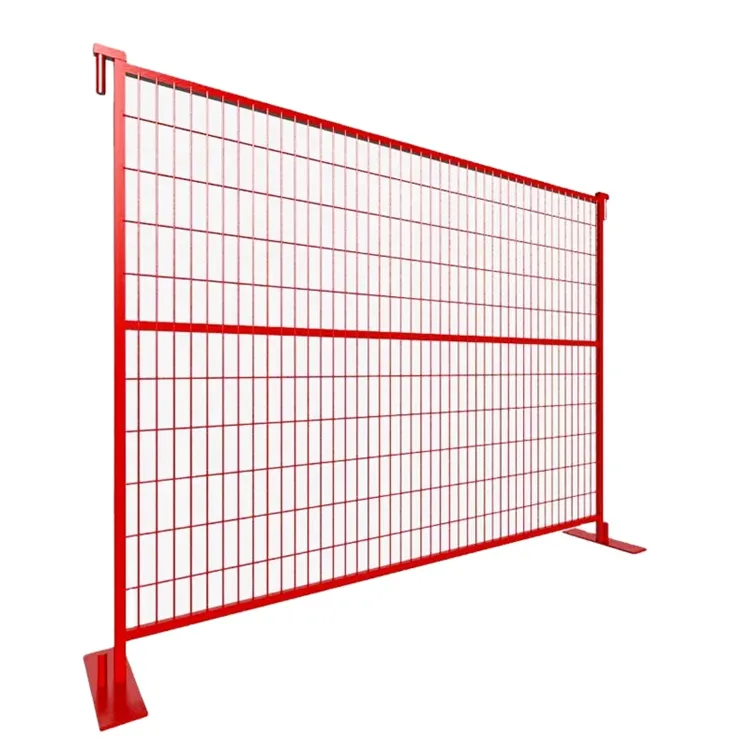 Factory direct supply galvanized metal construction temporary fence heras fencing for UK market