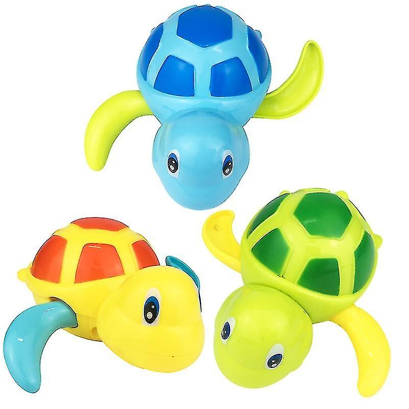 3pcs Baby Bath Toys Baby Bathtub Wind Up Turtle Toys Floating Bath Animal Toys