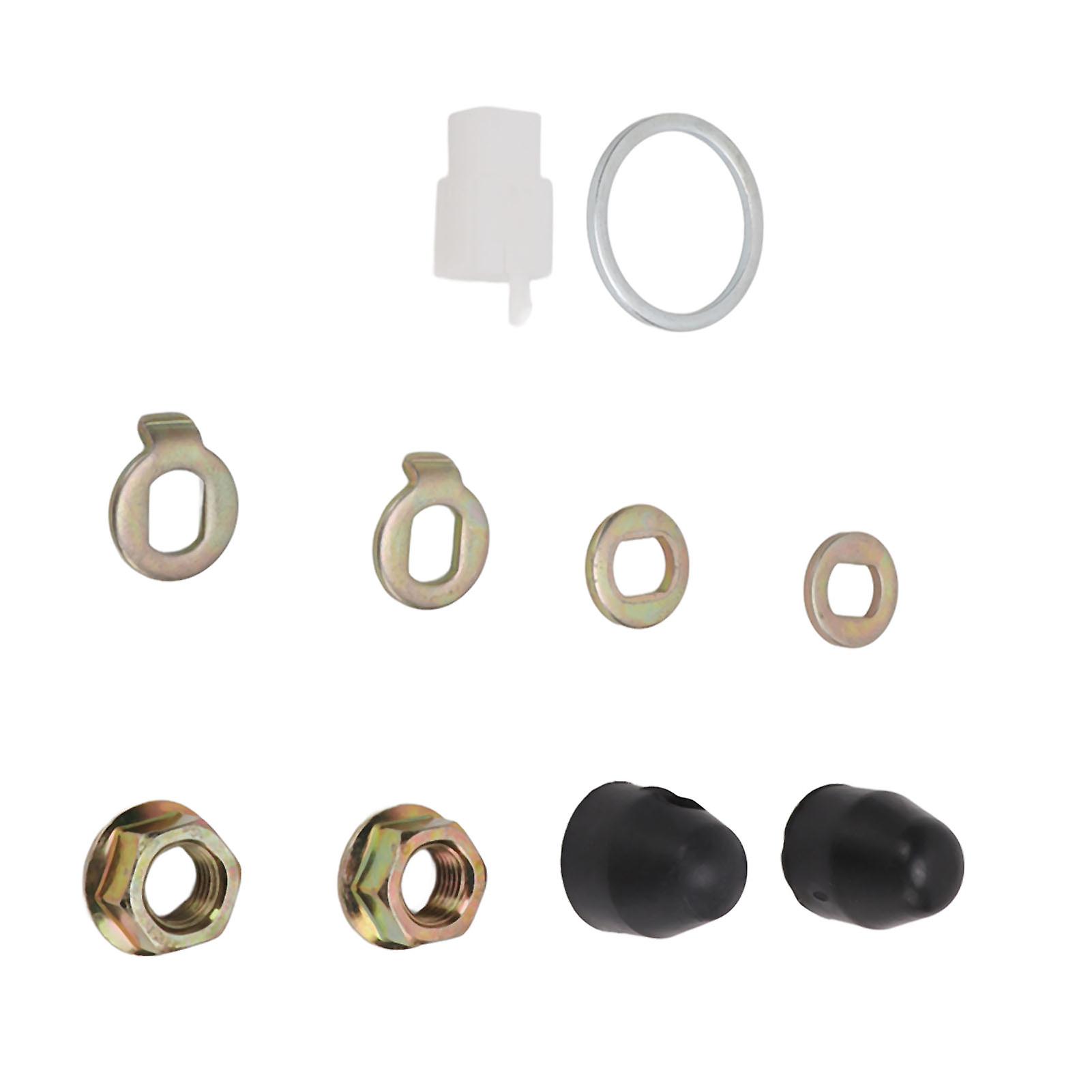 Steel Bicycle Hub Motor M14 Nuts Washer Kit With 14mm Shaft For Electric Bikes Scooters