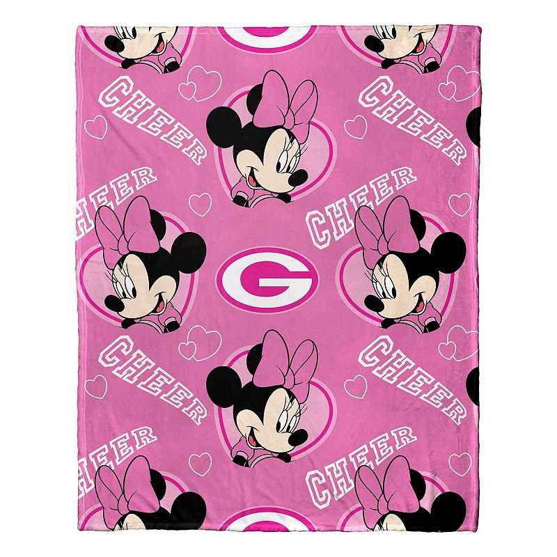 Northwest x Disney Green Bay Packers Minnie Mouse Hugger Pillow and Silk Touch Throw Set