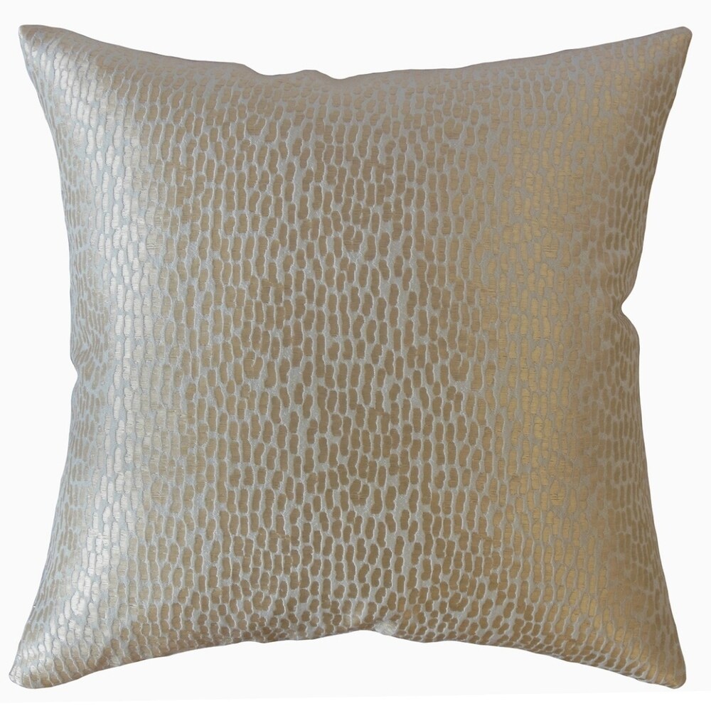 Caius Solid Throw Pillow Marble