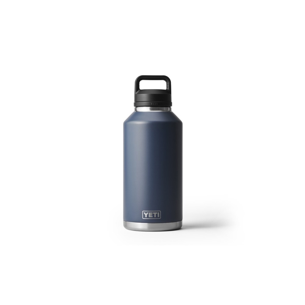 Yeti Rambler 64oz Bottle Navy Blue with Chug Cap