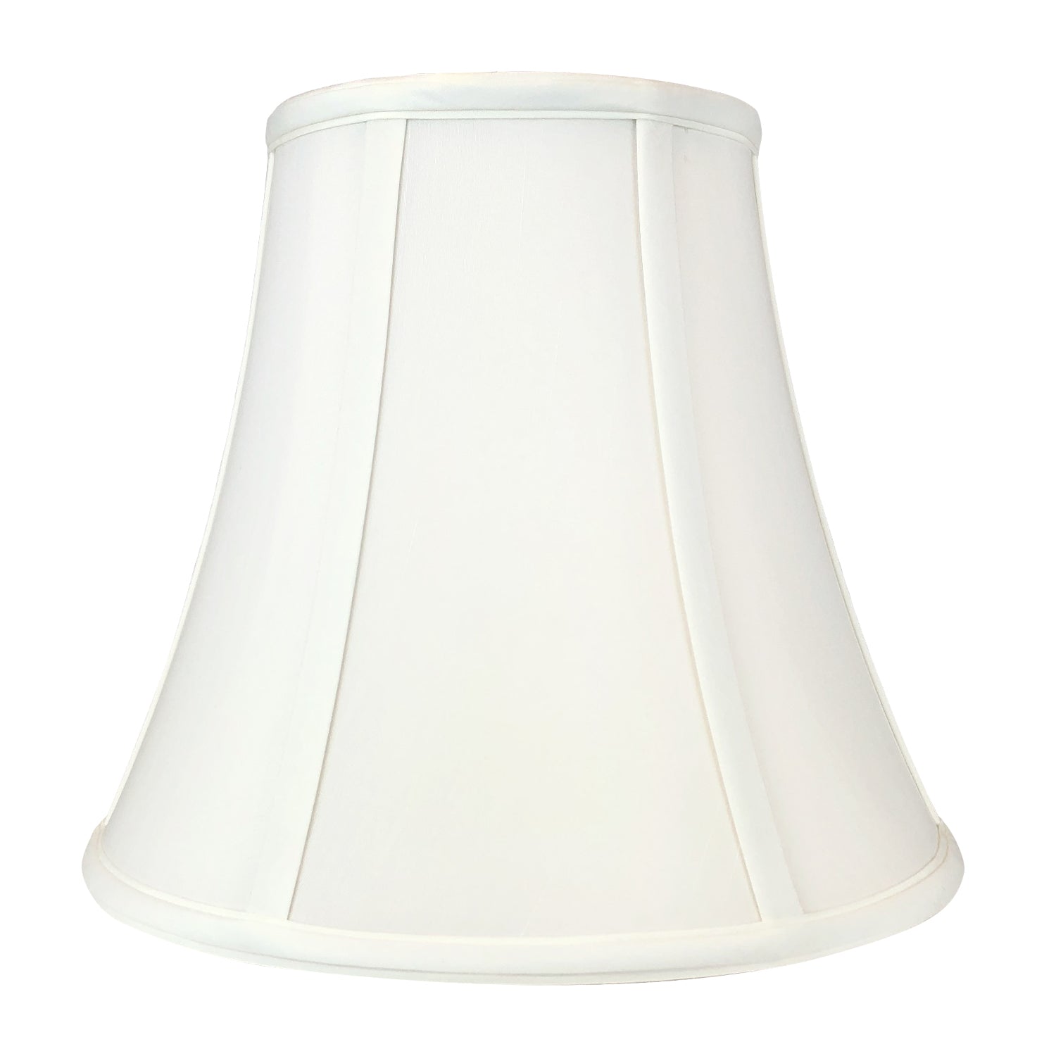 Royal Designs True Bell Basic Lamp Shade， V Notch Fitter， White， 4