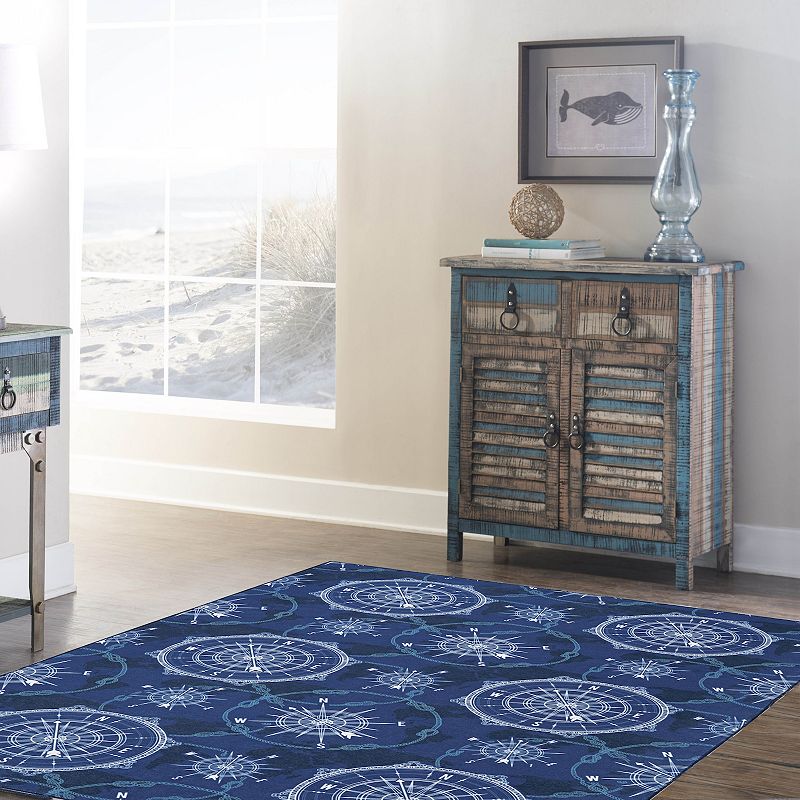 Linon Simon Washable Rug